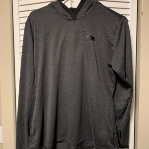 The North Face Gray Reactor Active Performance Flash Dry Hoodie Women’s L